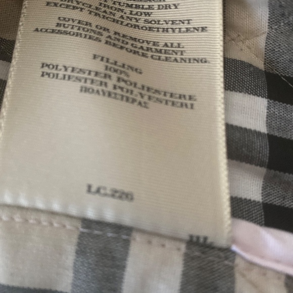 Burberry London Pink Quilted Plaid Nova Check Lined Jacket - Picture 5 of 6